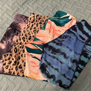 4 - pair Old Navy Elevate Crop leggings
